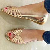 ELEONORA GOLDEN SANDALS SUMMER LIGHT