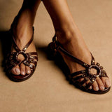 BIANCA HANDMADE SUMMER EARTH SANDALS