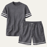 The Modena Men’s Trendy Summer Set – T-Shirt and Shorts
