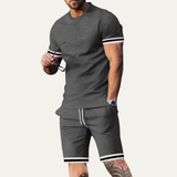 The Modena Men’s Trendy Summer Set – T-Shirt and Shorts