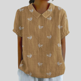 Elegant Floral Comfort Top