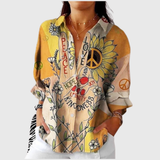 Lightweight and Colorful Printed Blouse