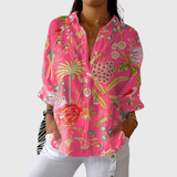 Lightweight and Colorful Printed Blouse