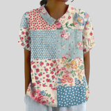 Elegant Floral Comfort Top