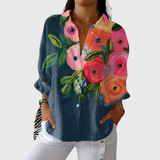 Lightweight and Colorful Printed Blouse