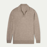 The Venice Cotton V Neck Polo Shirt for Men - Old Money Style