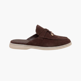 Brown Suède Mediterranean Mule