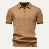 The Briarcliff Men’s Quarter Zip Polo Shirt