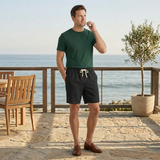 The Mapleford Men’s Casual Slim Fit Drawstring Beach Shorts