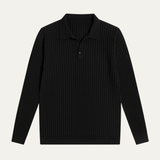 The Sorrento Men’s Ribbed Knitted Polo Shirt