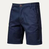 The Roseland Men’s Premium Cotton Flat Front Summer Shorts