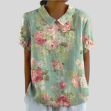 Elegant Floral Comfort Top