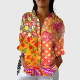 Light and Colorful Printed Blouse