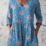 Mabel | Loose V-neck Blouse