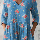 Mabel | Loose V-neck Blouse