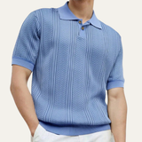 The Monopoli Men’s Breathable Business Knit Polo Shirt