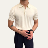 The Otranto Men’s Business Casual Knitted Polo Shirt