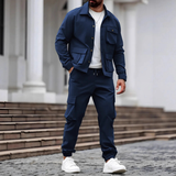 The Ravenna Men’s Casual Utility Cargo Set – Jacket and Pants