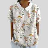 Elegant Floral Comfort Top