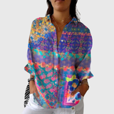 Lightweight and Colorful Printed Blouse