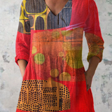 Indira | Loose V-Neck Blouse