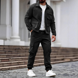 The Mantova Men’s Trendy Utility Cargo Set – Jacket and Pants