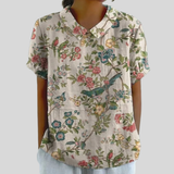 Elegant Floral Comfort Top