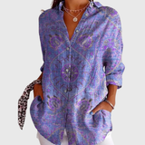 Light and Colorful Printed Blouse