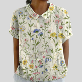 Elegant Floral Comfort Top