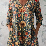 Elara | Long blouse with V-neck
