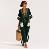 Noor Ethnic Green Caftan