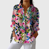 Lightweight and Colorful Printed Blouse