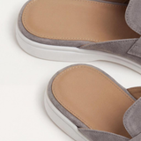Light Grey Suède Mediterranean Mule