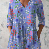 Aileen | Long Blouse with V-Neck