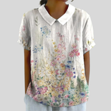 Elegant Comfort Floral Top