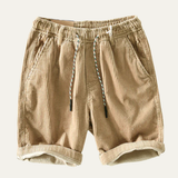 The Bellmont Men’s Comfortable Casual Drawstring Corduroy Shorts