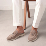 Beige Suede Mediterranean Mule