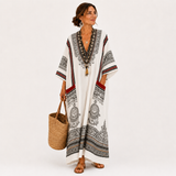 Ethnic White Clara Kaftan