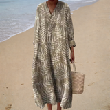 Summer Dress with Print that Highlights the Silhouette