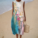 Comfortable Sleeveless Summer Dress