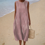 Comfortable Sleeveless Summer Dress