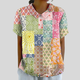 Elegant Floral Comfort Top