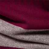 The Latina Men’s Cotton Button-Up Striped Knit Polo Sweater