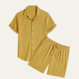 The Corsica Linen Set – Summer Shirt & Pants for Men