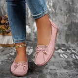 Sabine – Soft Comfort Loafers with Delicate Bow