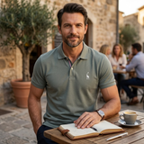The Elmwood Men’s Cotton Smart Polo Shirt