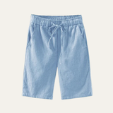 The Glenlake Men’s Lightweight Linen Beach Shorts