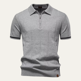 The Briarcliff Men’s Quarter Zip Polo Shirt