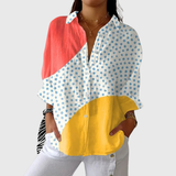 Lightweight and Colorful Printed Blouse