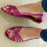 ELEONORA GOLDEN SANDALS SUMMER LIGHT